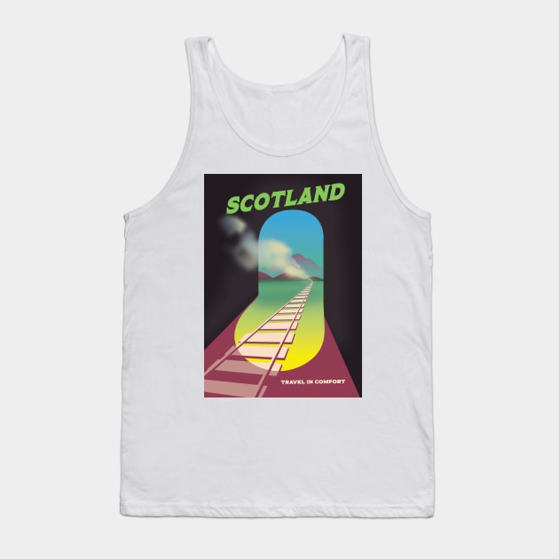 Travel in comfort Scotland Tank Top by nickemporium1